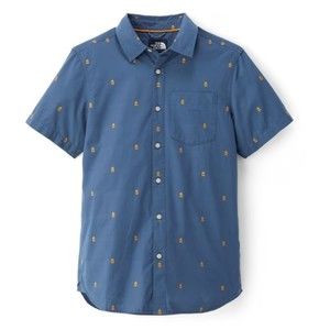 The North Face Mens XXL Baytrail Short Sleeve Button Campfire Shirt NWT $65.00